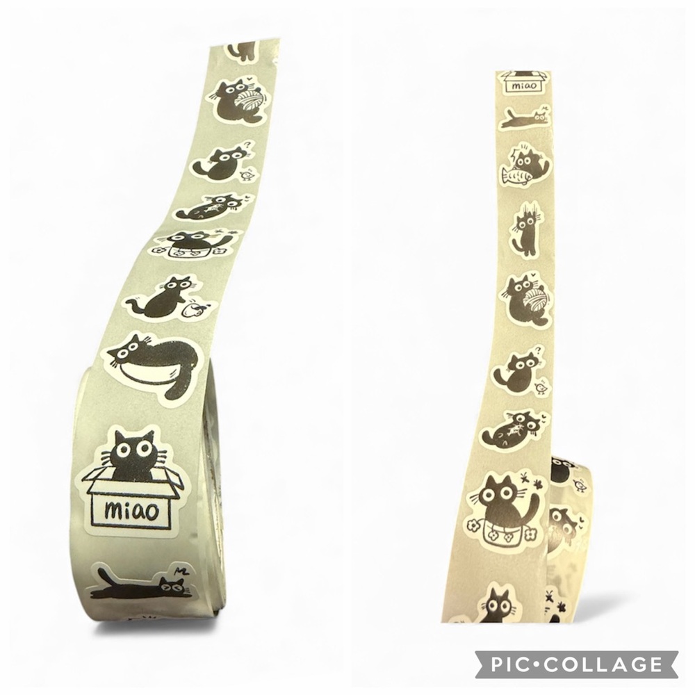 100 Black Cat Stickers - Picture 6 of 7